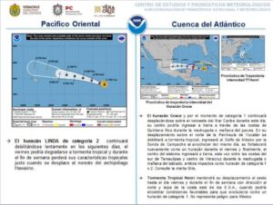 “Grace” ya es huracán categoría 1, impactará Quintana Roo el jueves; Veracruz en Alerta Gris