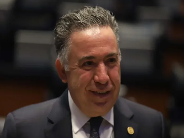 Título descriptivo de la imagen de Enrique Inzunza Imagen del senador Enrique Inzunza relacionada con la gubernatura de Sinaloa