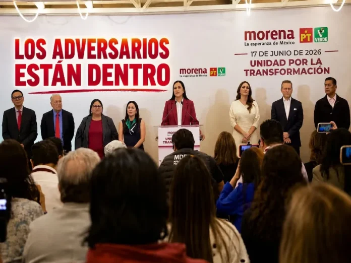 disputas internas en Morena y aliados rumbo a 2027